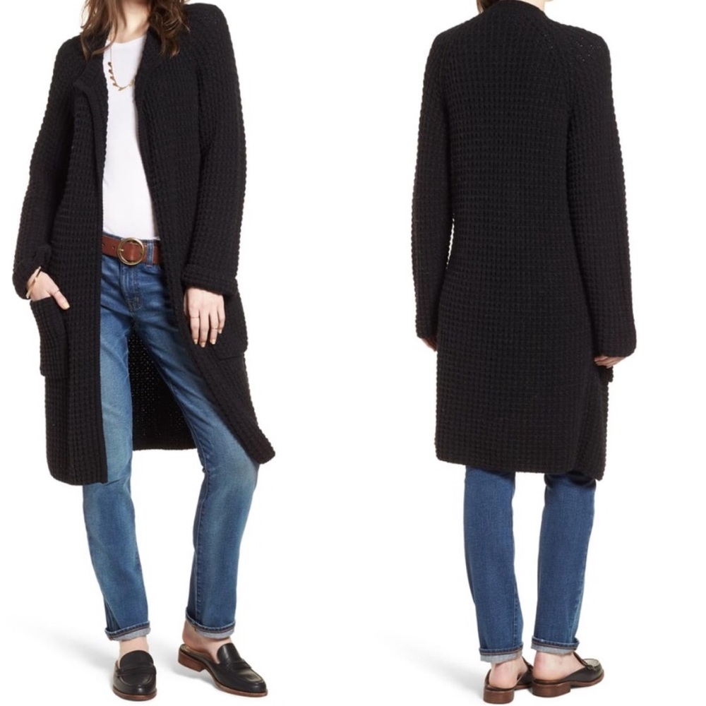 Madewell Waffle Sweater Cardigan